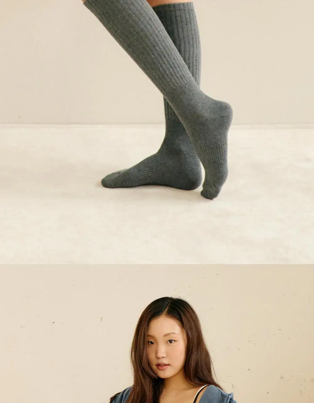 마른파이브 넉넉 솔리드 골지 장목양말 4colors 상세페이지 35