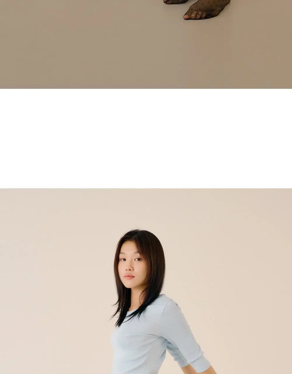 마른파이브 넉넉 시스루 도트 스타킹 2colors 상세페이지 5