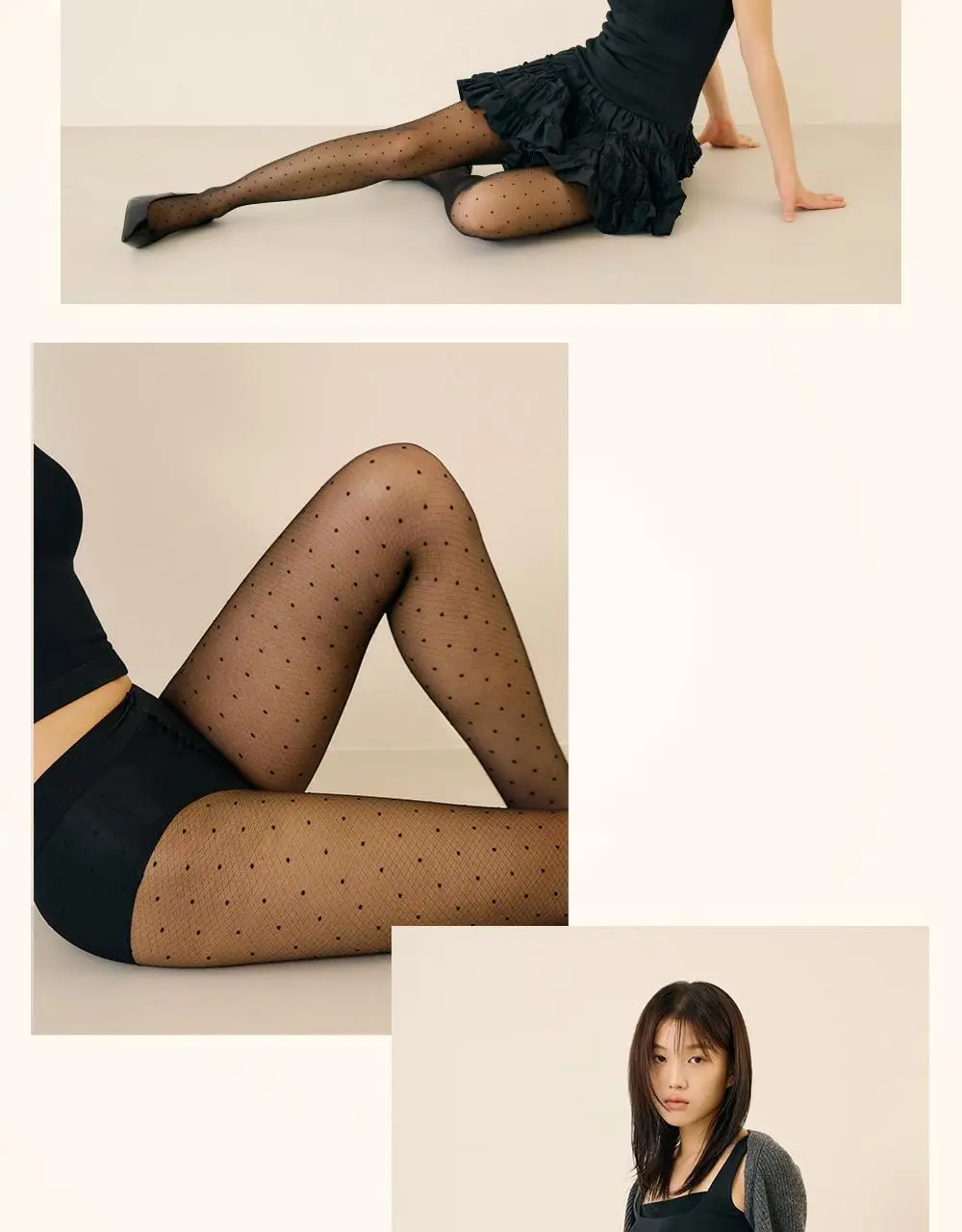 마른파이브 넉넉 시스루 도트 스타킹 2colors 상세페이지 11