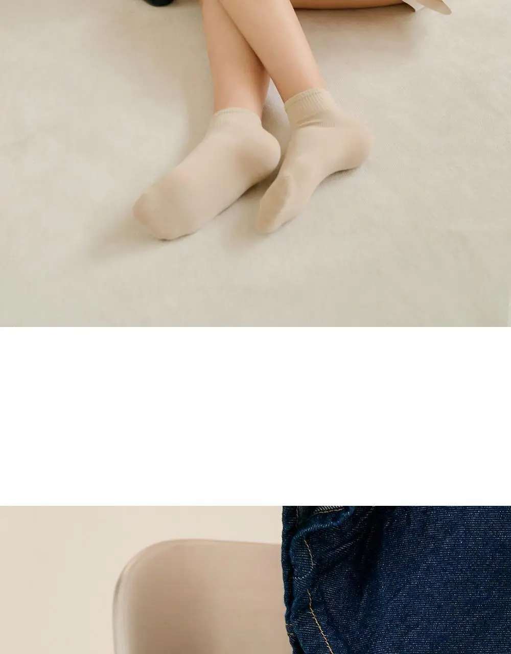 마른파이브 넉넉 파스텔 발목양말 2매 Set 5colors 상세페이지 36