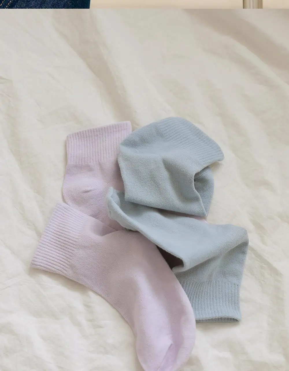 마른파이브 넉넉 파스텔 발목양말 2매 Set 5colors 상세페이지 38