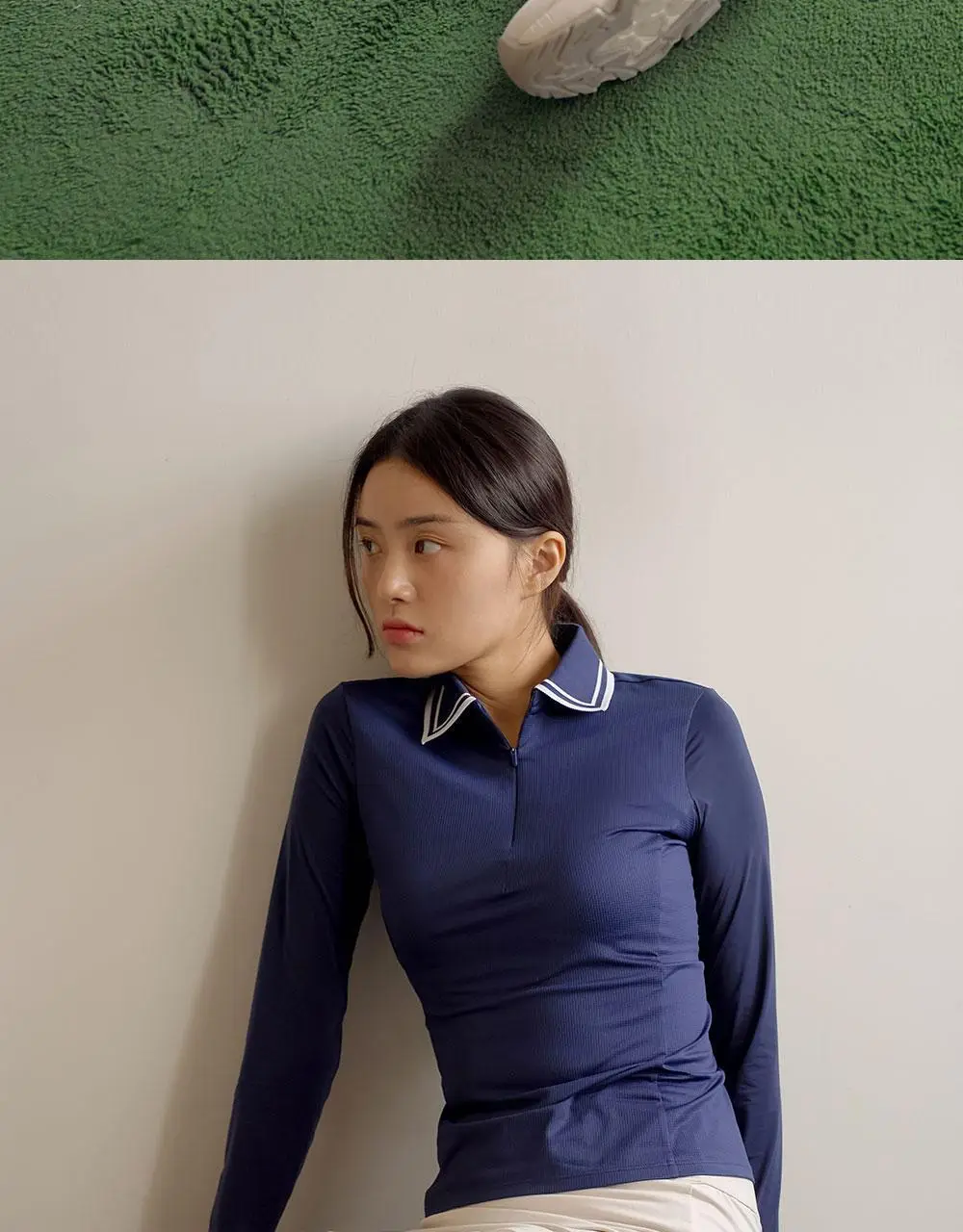 마른파이브 넉넉 UV차단 니트 모달 니하이 골프스타킹 3colors (블랙/차콜/화이트) 상세페이지 10