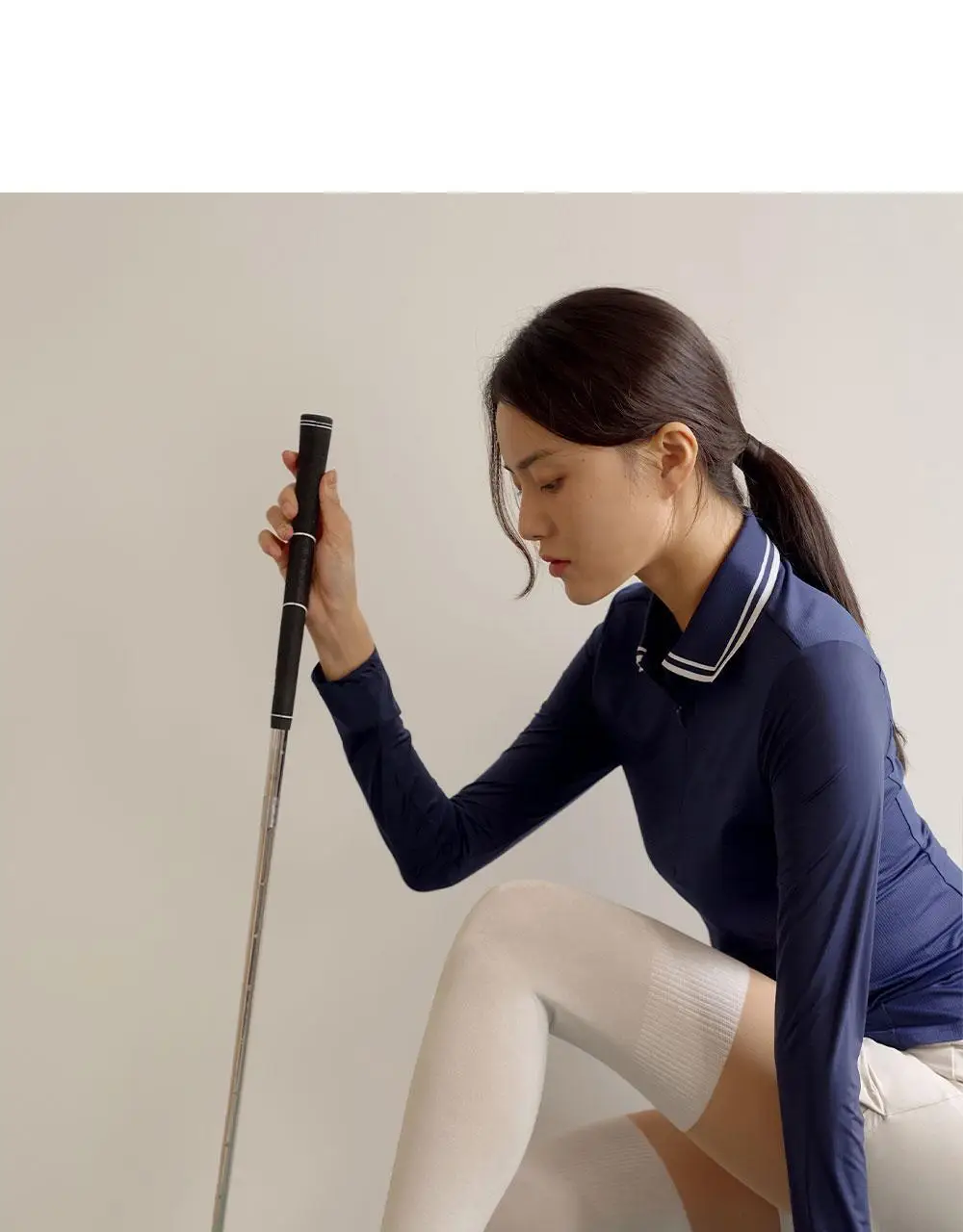 마른파이브 넉넉 UV차단 니트 모달 니하이 골프스타킹 3colors (블랙/차콜/화이트) 상세페이지 53