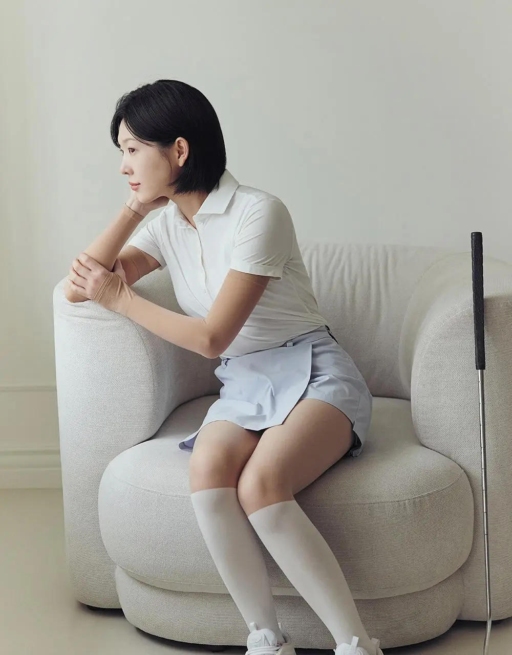 마른파이브 넉넉 UV차단 올풀림방지 니삭스 골프 스타킹 2 colors (숏, 롱) 상세페이지 57