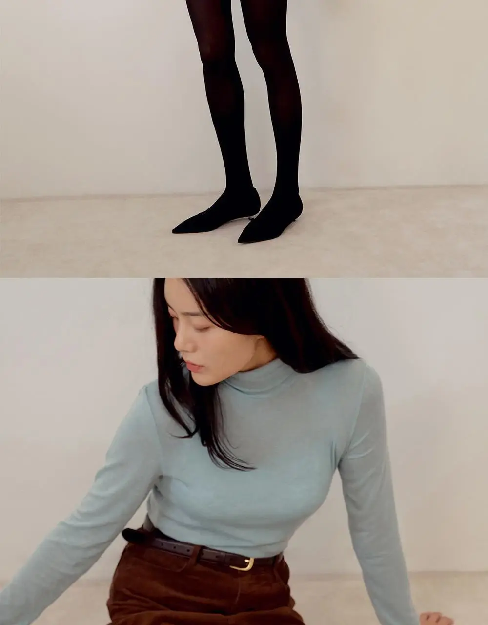 마른파이브 넉넉스타킹 70D(블랙/ML-XXL사이즈) 상세페이지 16
