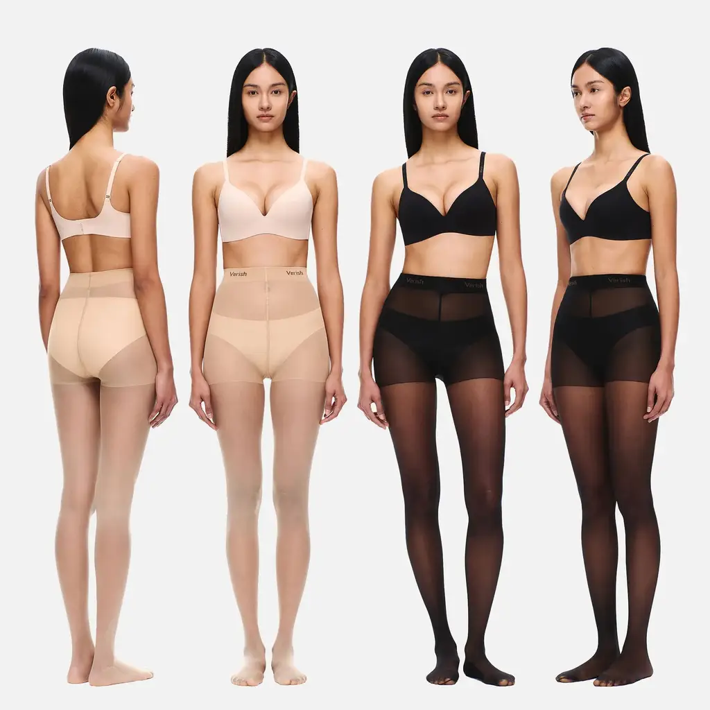 베리시 올데이 스타킹 노스크래치 (베이지/블랙)