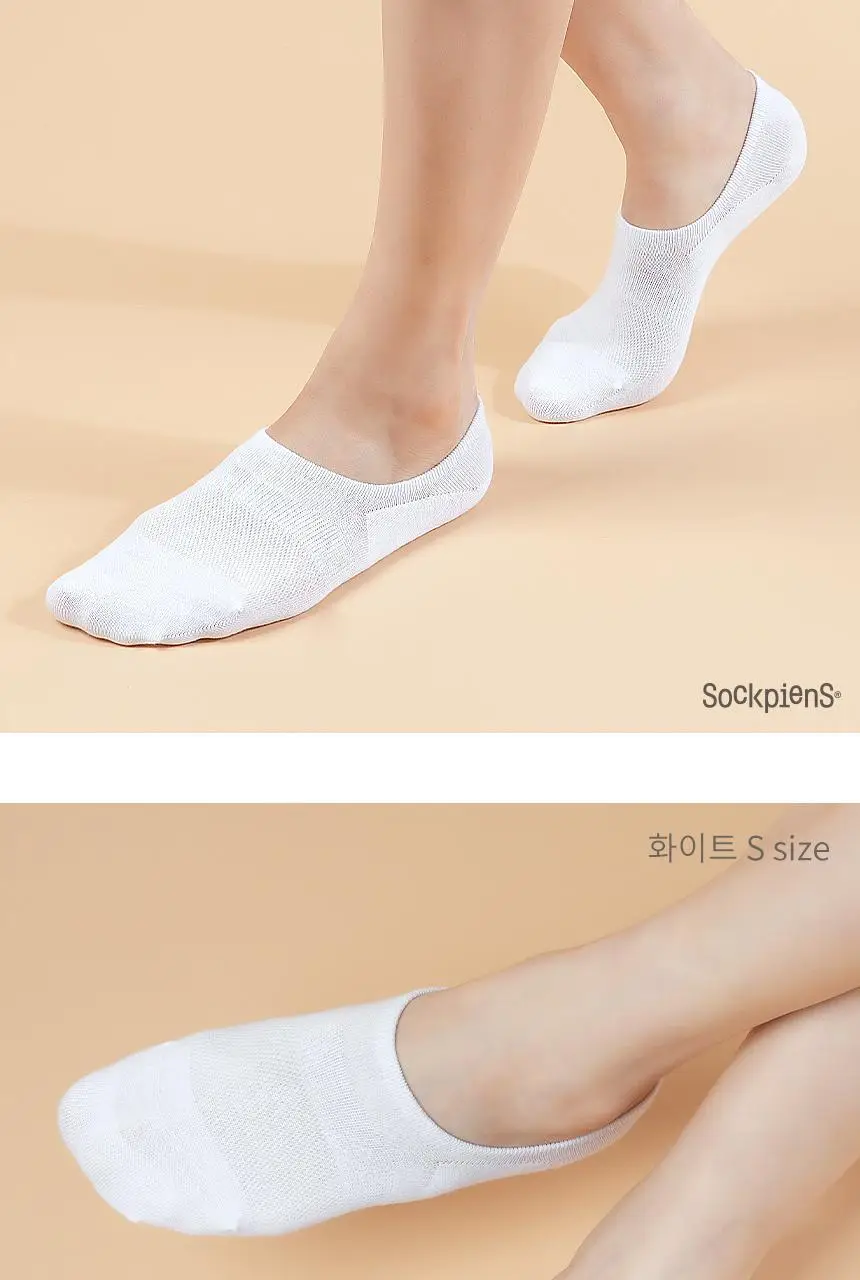 삭피엔스 무봉제 심리스 발등덮는 여성 페이크삭스 5켤레 3colors 상세페이지 33