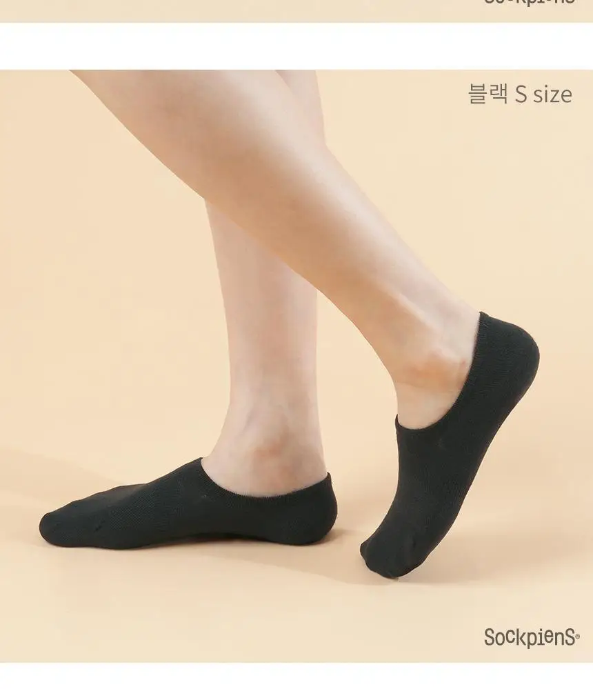 삭피엔스 무봉제 심리스 발등덮는 여성 페이크삭스 5켤레 3colors 상세페이지 35
