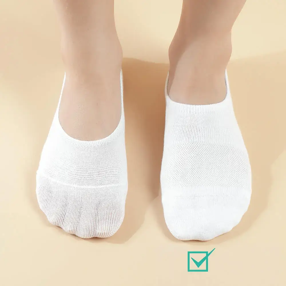 삭피엔스 무봉제 심리스 발등덮는 여성 페이크삭스 5켤레 3colors