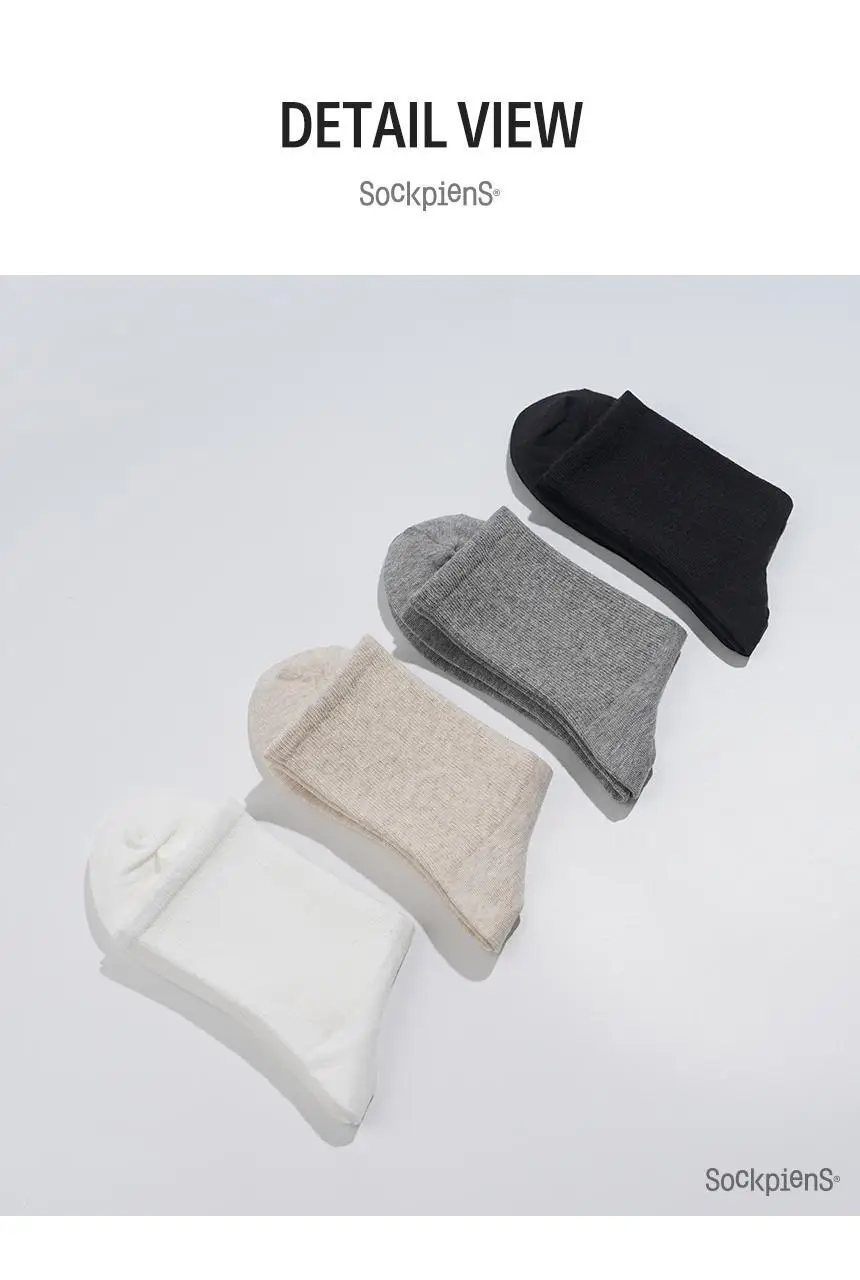 삭피엔스 밴드 조임없는 무압박 무지 여성 양말 8켤레 7type 상세페이지 40