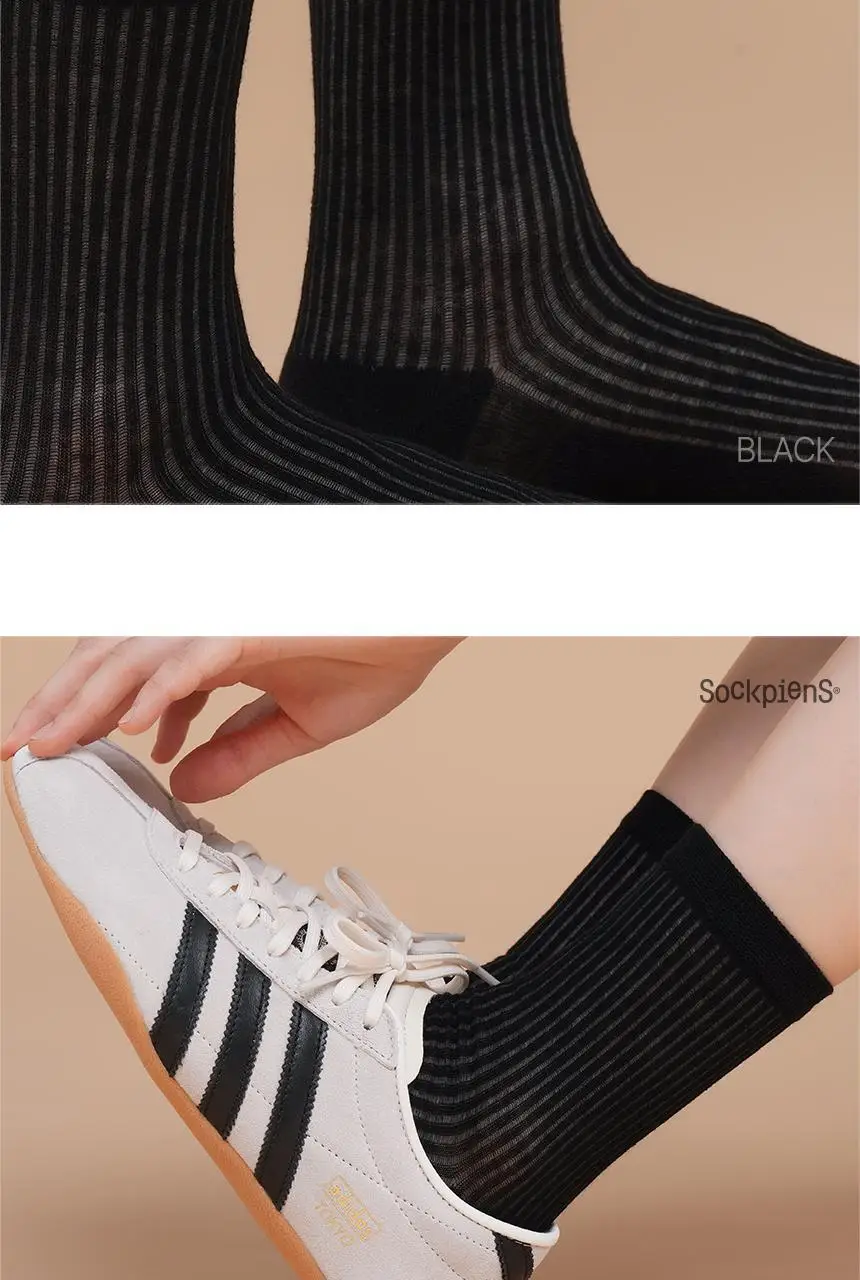 삭피엔스 시스루 골지 여성 양말 5colors (중목/장목) 상세페이지 13