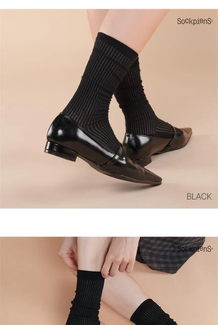삭피엔스 시스루 골지 여성 양말 5colors (중목/장목) 상세페이지 23