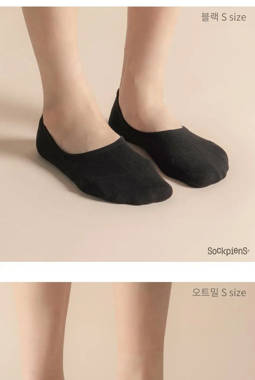 삭피엔스 절대 안벗겨지는 앞코보강 공용 페이크삭스 10켤레 5colors (S/M/L) 상세페이지 43