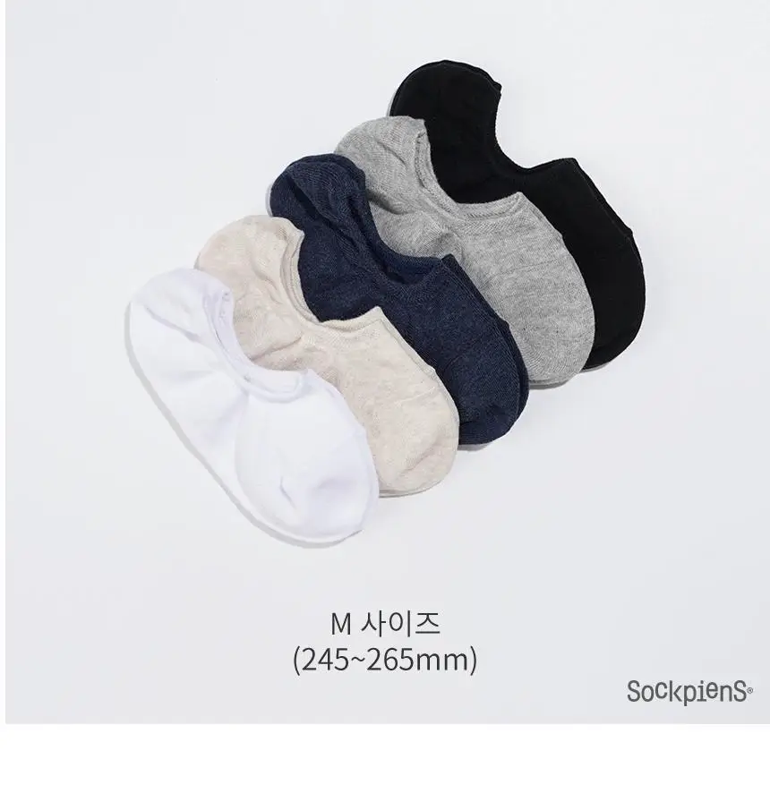 삭피엔스 절대 안벗겨지는 앞코보강 공용 페이크삭스 10켤레 5colors (S/M/L) 상세페이지 54