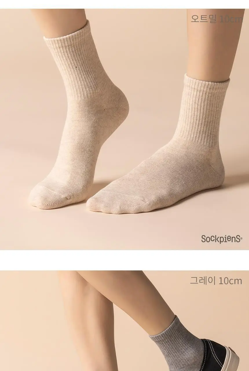 삭피엔스 프리미엄 학생 밴드 여성 양말 8켤레 4colors (5cm/10cm) 상세페이지 41