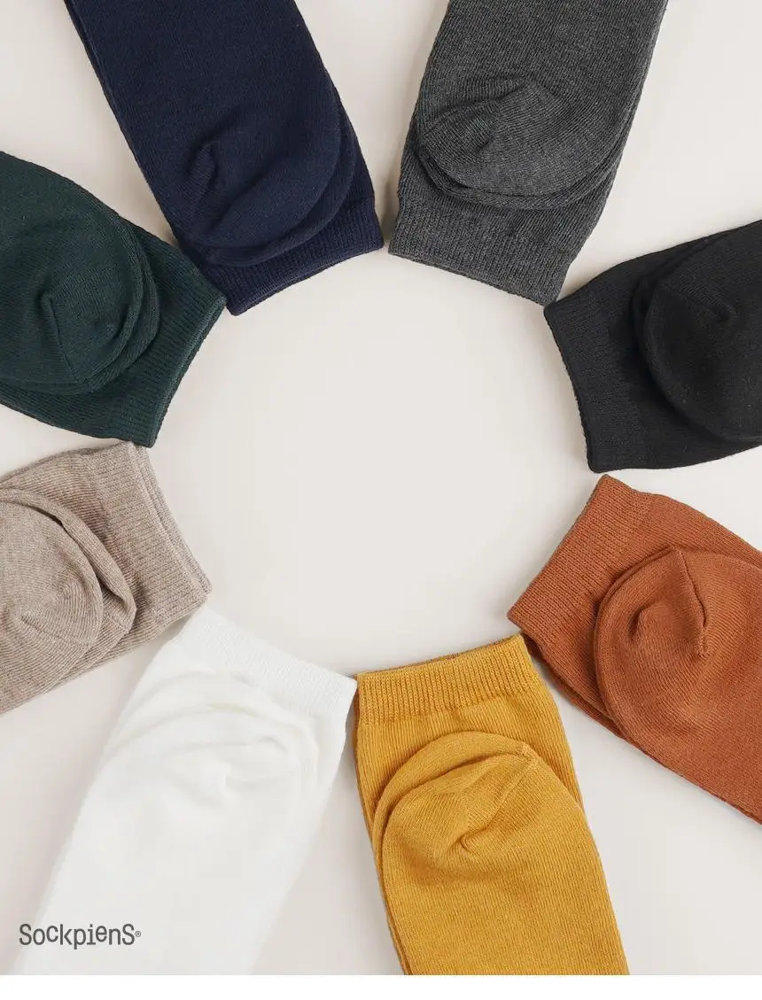 삭피엔스 20cm 톡톡한 긴목 무지 여성 양말 8켤레 3colors (화이트/블랙/베이지) 상세페이지 33