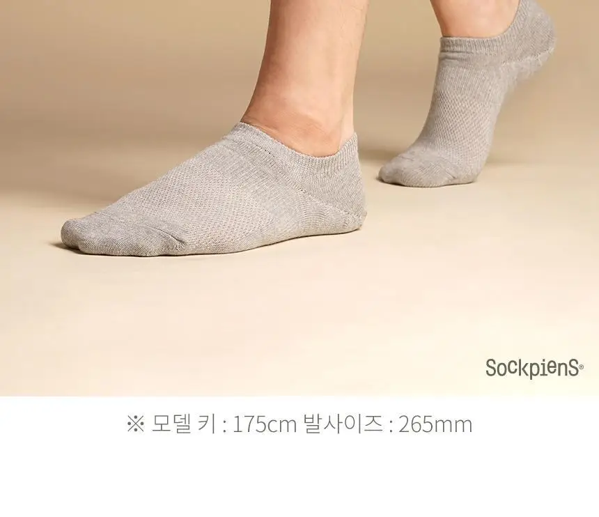 삭피엔스 90도 직각 메쉬 남성 페이크삭스 5켤레 5colors 상세페이지 34
