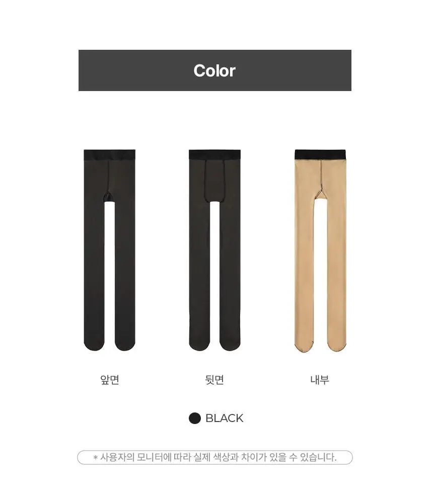 아나콘다이너웨어 히트핏 벨벳 시스루 스타킹 블랙 S-M 상세페이지 8