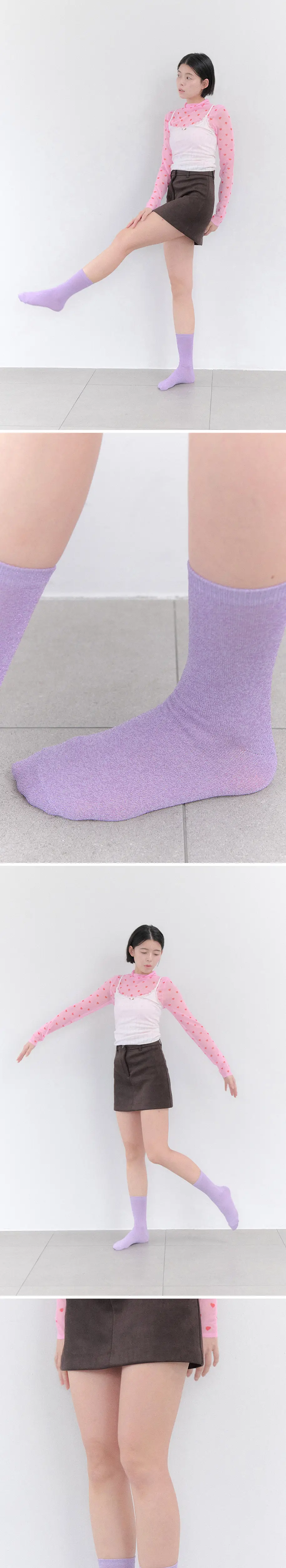 아이헤이트먼데이 뉴 글리터 삭스 5 color 상세페이지 2