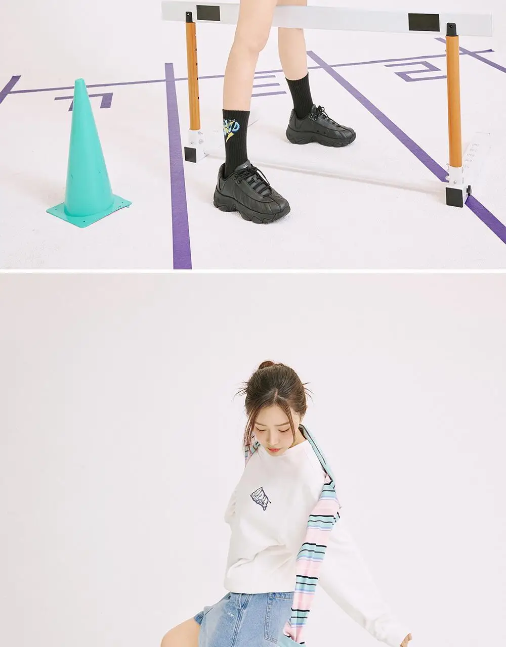 오드삭스 쿨맥스 러닝 크루 삭스 B타입 4종 택1 (M/L) 상세페이지 2