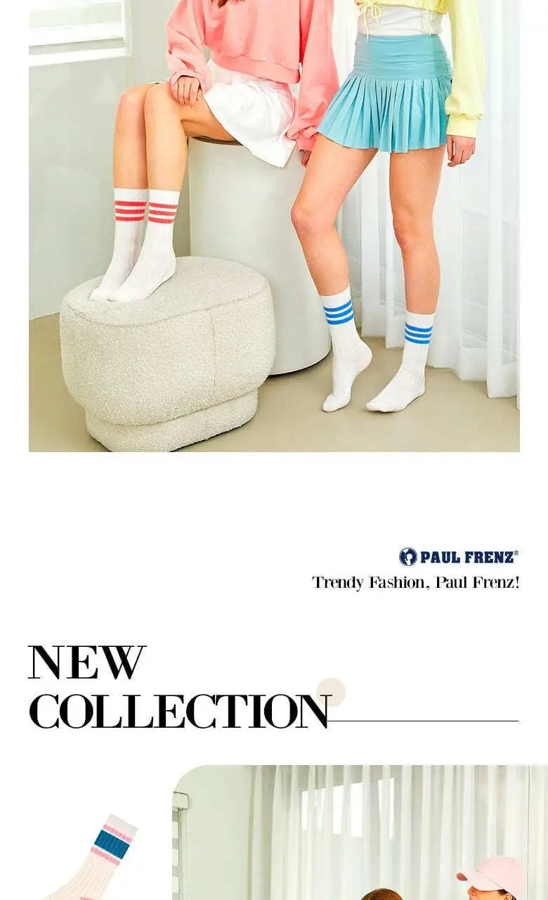 폴프랜즈 원사이즈 무지양말 세트 F-SOCKS 220~300mm(초등-성인) 상세페이지 4