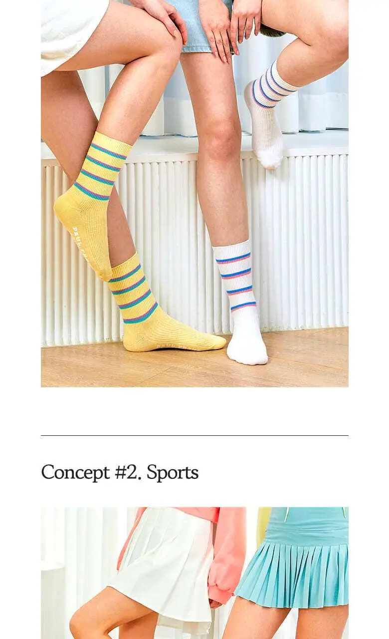 폴프랜즈 원사이즈 F-SOCKS 골지양말 세트(3켤레 1세트) 상세페이지 8