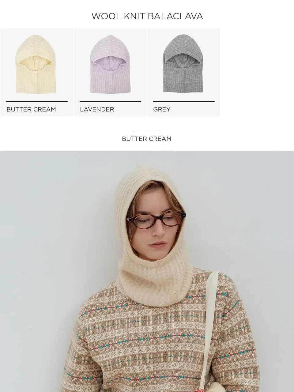 벤시몽 울 니트 바라클라바 3color 상세페이지 3