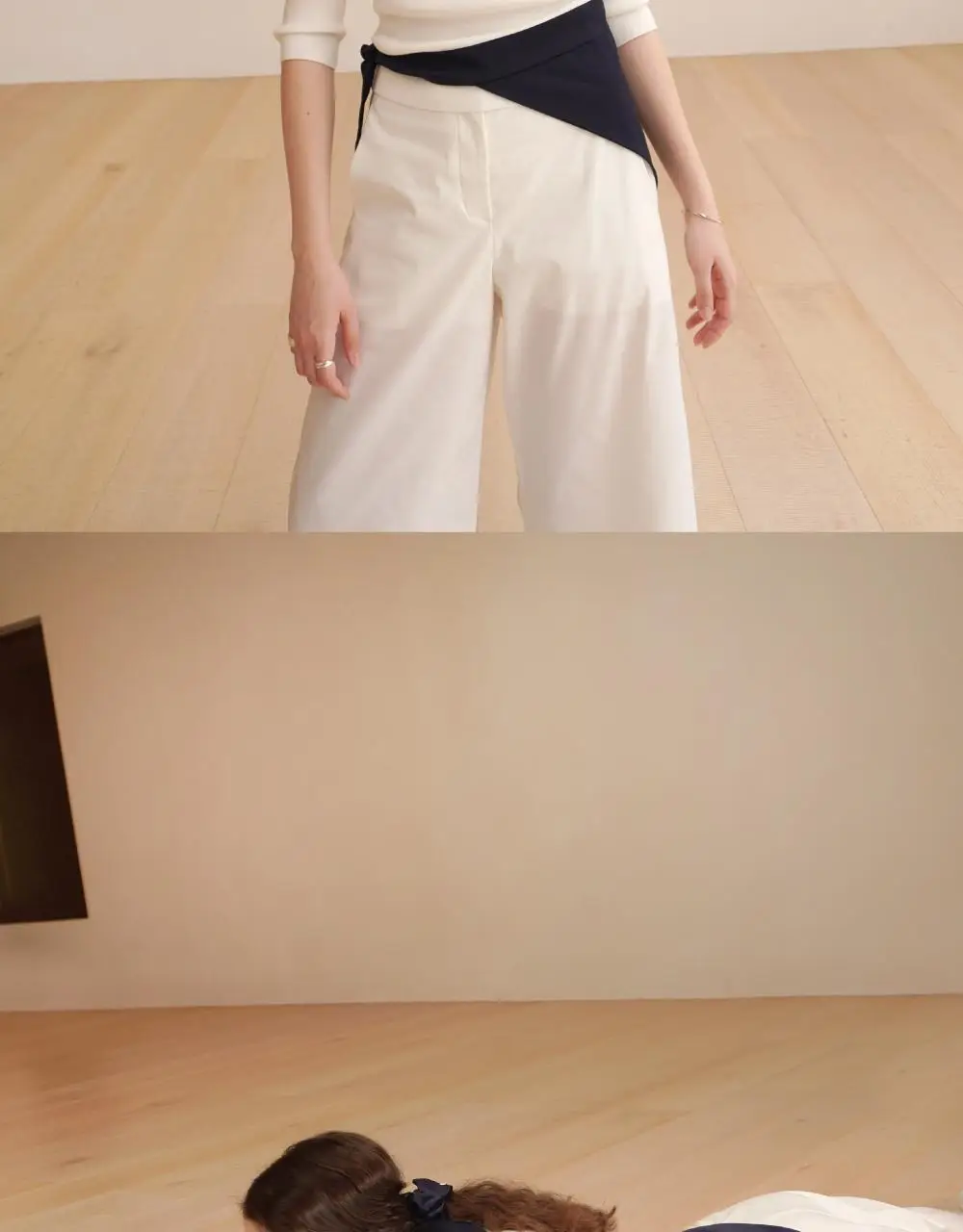 코지모지 실키 타이 보닛 스카프 3colors (네이비/블랙/아이보리) 상세페이지 21