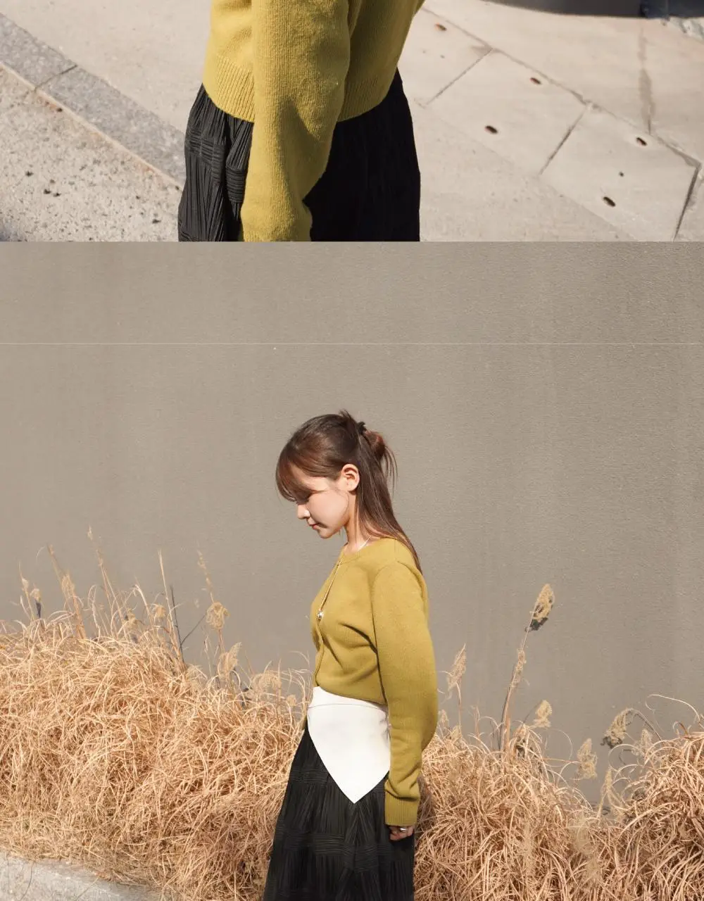 코지모지 실키 타이 보닛 스카프 3colors (네이비/블랙/아이보리) 상세페이지 34