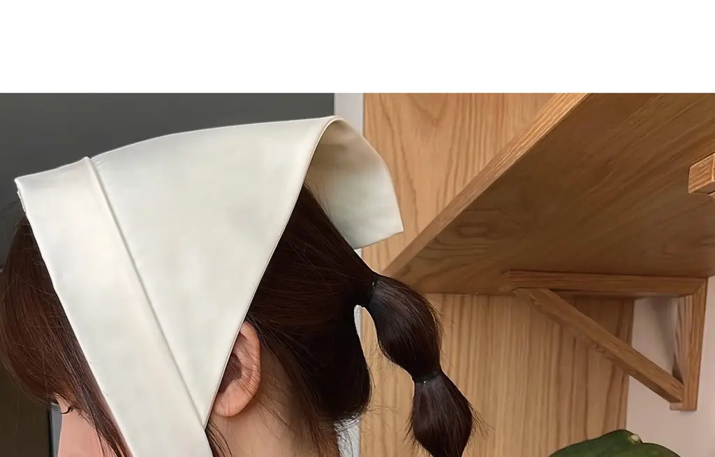 코지모지 실키 타이 보닛 스카프 3colors (네이비/블랙/아이보리) 상세페이지 38