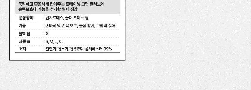 하빈져 파워 글러브 헬스 장갑 여성용 (멜롯) 상세페이지 20