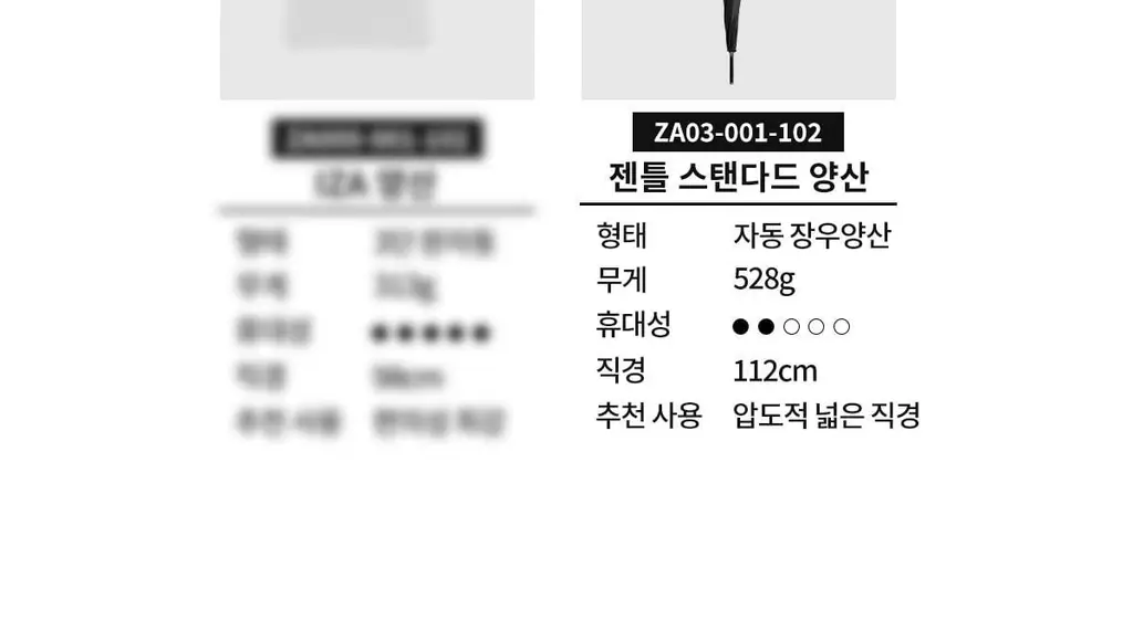Wpc. 남녀공용 완자동 3단 양산 (7colors) (ZA021-001-102) 상세페이지 8