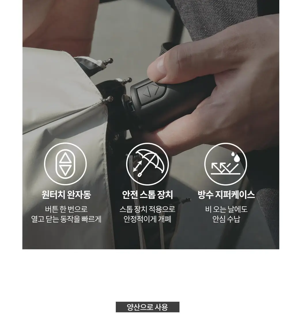 Wpc. 남녀공용 완자동 3단 양산 (7colors) (ZA021-001-102) 상세페이지 28