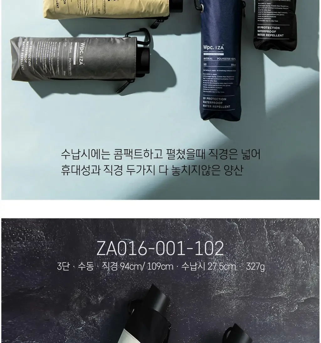 Wpc. 남자양산 컴팩트 5단 (5colors) (ZA020-001-102) 상세페이지 40