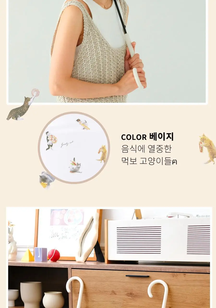 Wpc. 냥브렐라 비닐 장우산 (2colors) (PT-OM05-001) 상세페이지 8