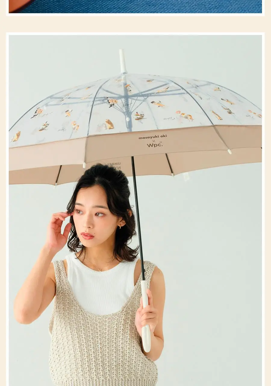 Wpc. 냥브렐라 비닐 장우산 (2colors) (PT-OM05-001) 상세페이지 14
