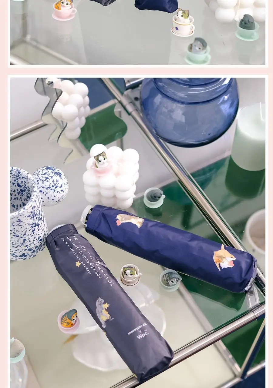 Wpc. 냥파라솔 미니 3단 양산 (2colors) (801-OM009-102) 상세페이지 9