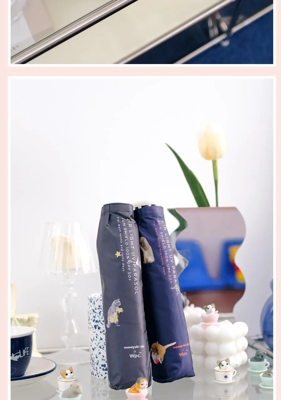 Wpc. 냥파라솔 미니 3단 양산 (2colors) (801-OM009-102) 상세페이지 10
