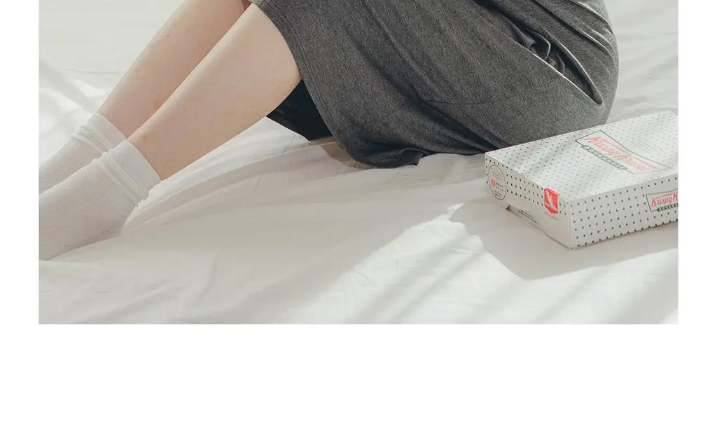 마른파이브 모달 베이직 롱 원피스 잠옷 (블랙/차콜/라이트그레이) 상세페이지 33
