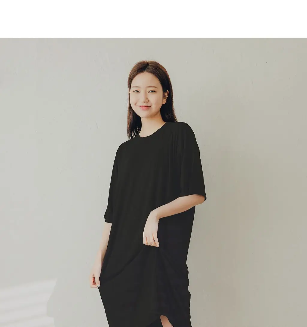 마른파이브 모달 베이직 롱 원피스 잠옷 (블랙/차콜/라이트그레이) 상세페이지 34