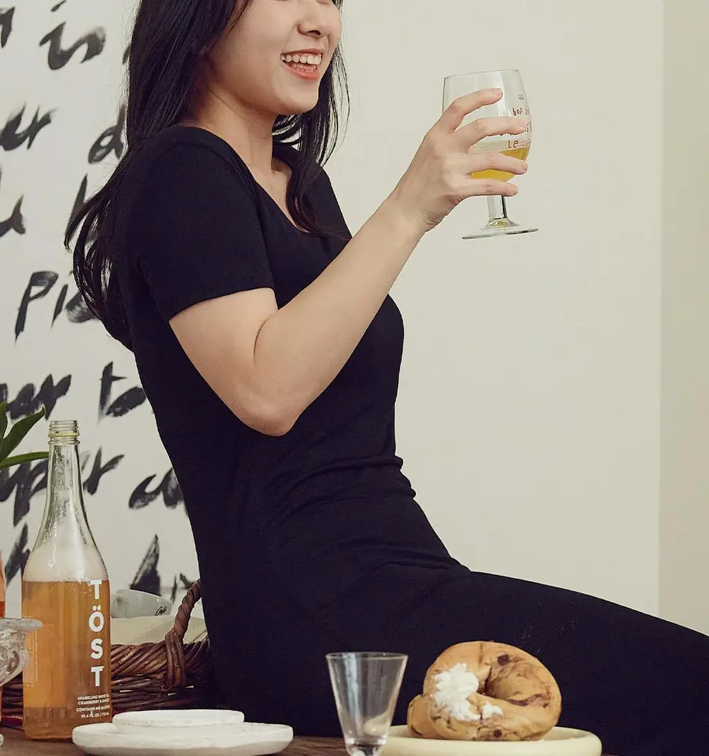 마른파이브 모달 브이넥 롱 원피스 잠옷 (블랙/차콜/라이트그레이) 상세페이지 3