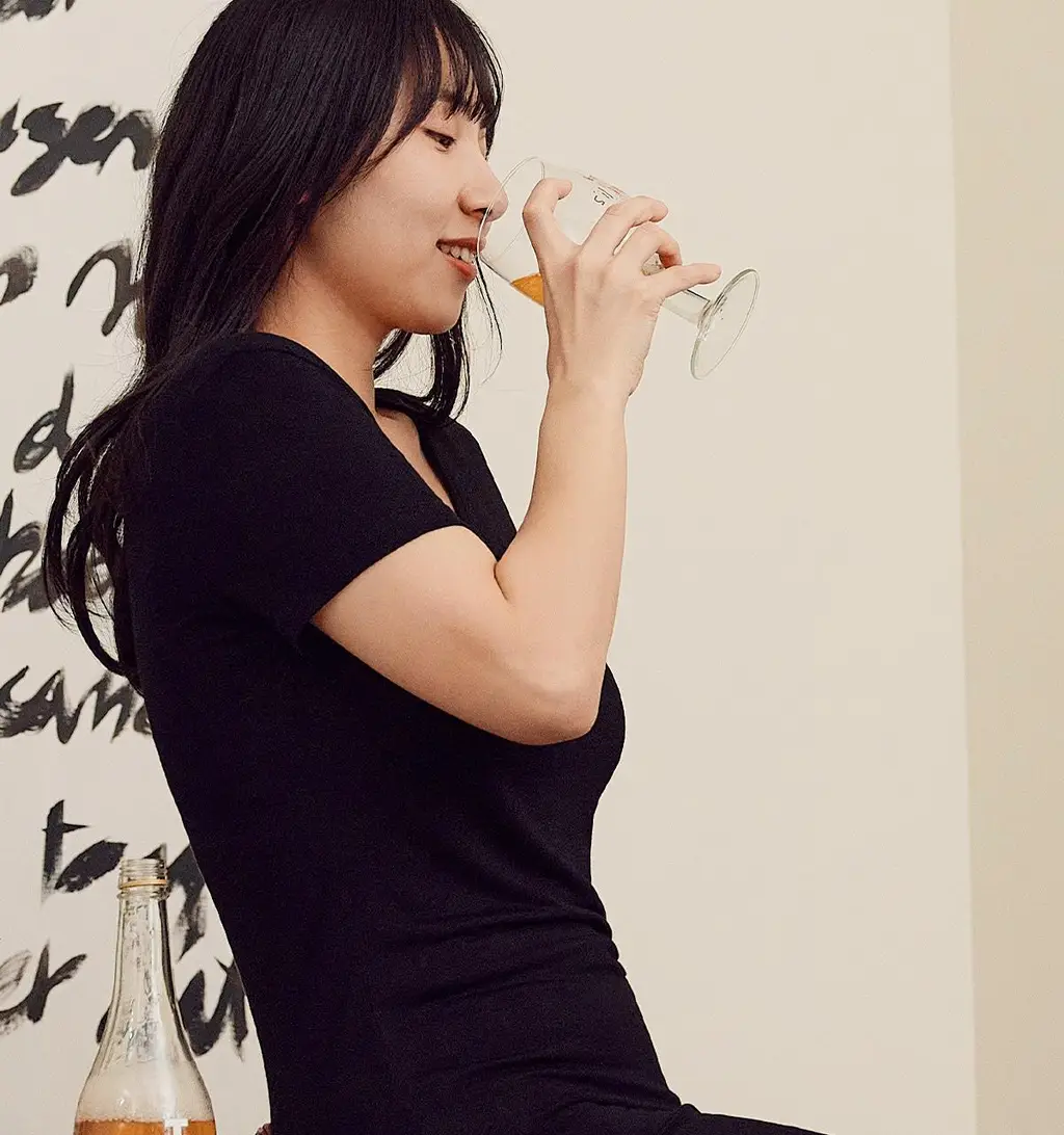 마른파이브 모달 브이넥 롱 원피스 잠옷 (블랙/차콜/라이트그레이) 상세페이지 104