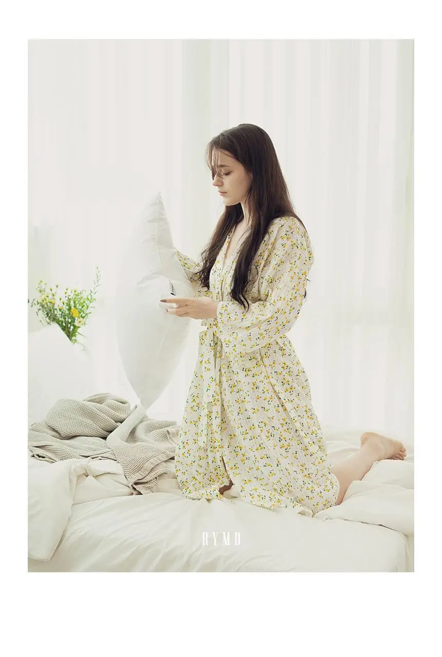 RYMD 힐링잠옷 레몬 로브 원피스 홈웨어 상세페이지 7