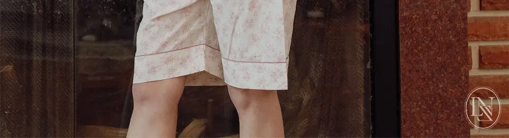 루나루즈 로제플라워 반팔 카라넥 투피스 여성용 (블루 / 핑크) 상세페이지 11