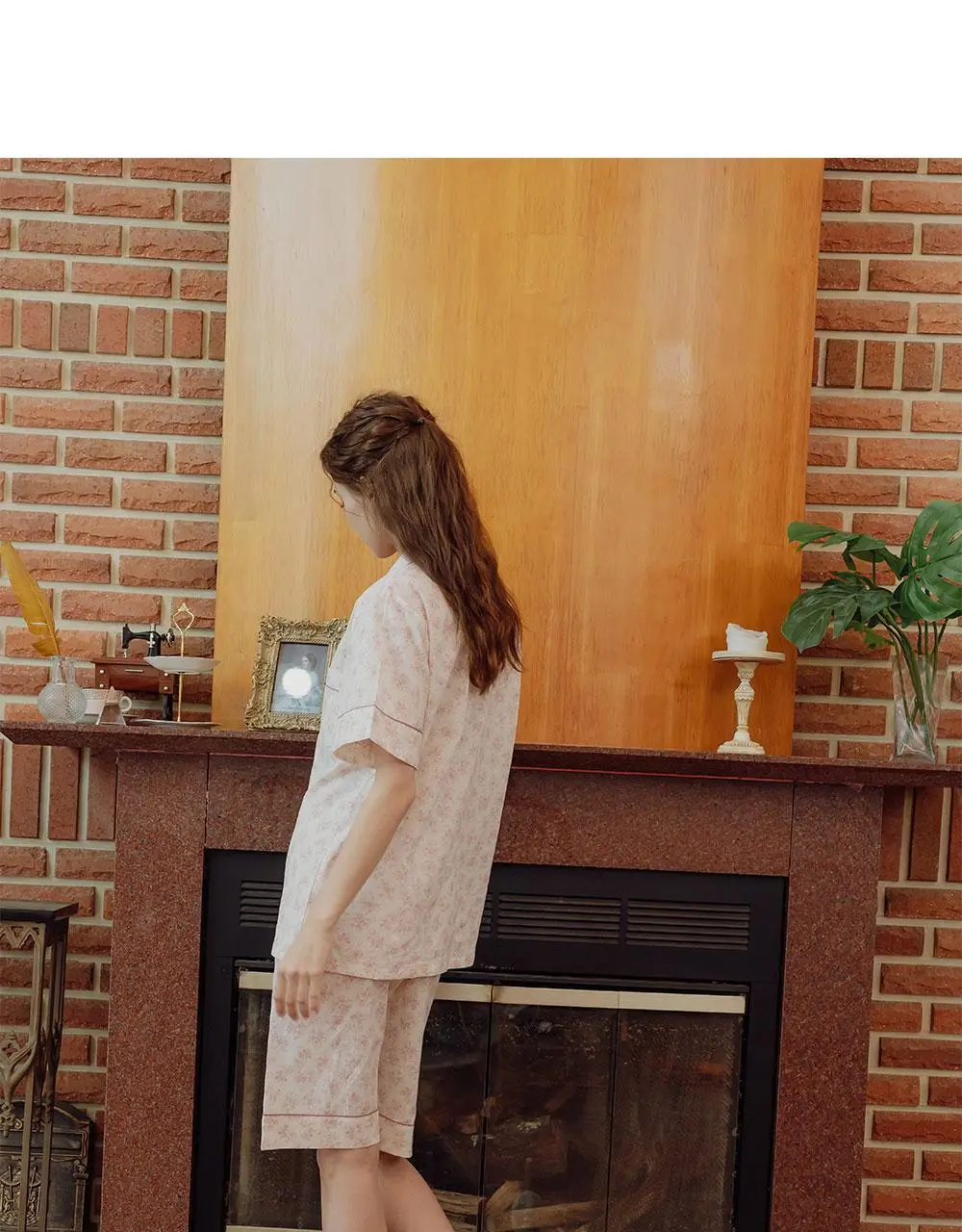 루나루즈 로제플라워 반팔 카라넥 투피스 여성용 (블루 / 핑크) 상세페이지 18
