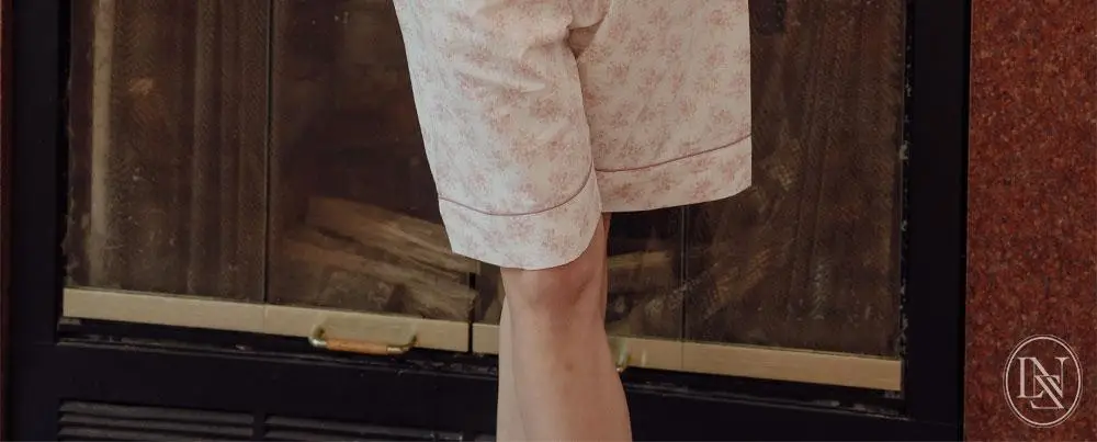 루나루즈 로제플라워 반팔 카라넥 투피스 여성용 (블루 / 핑크) 상세페이지 25