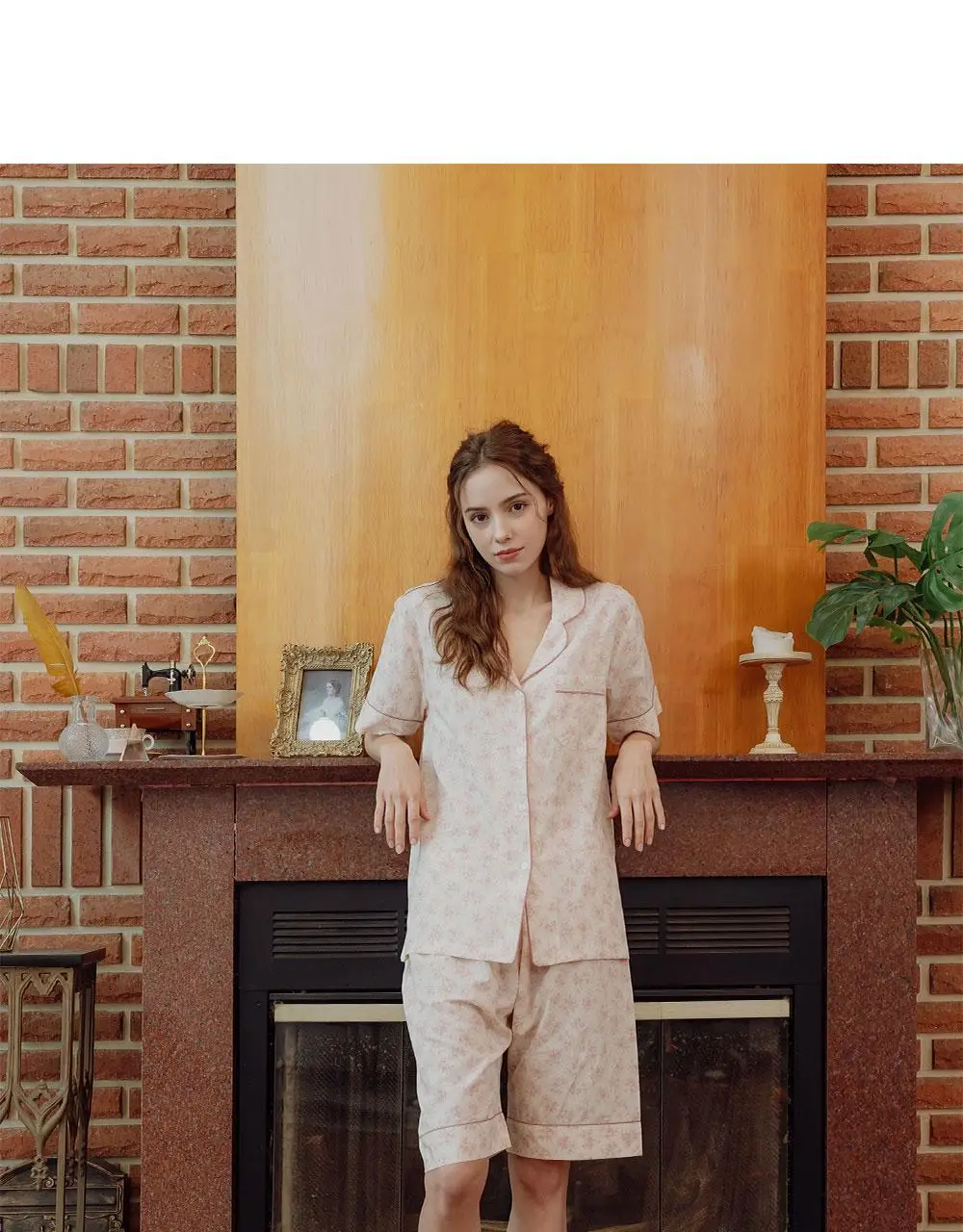 루나루즈 로제플라워 반팔 카라넥 투피스 여성용 (블루 / 핑크) 상세페이지 30