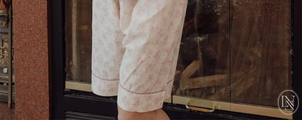 루나루즈 로제플라워 반팔 카라넥 투피스 여성용 (블루 / 핑크) 상세페이지 33