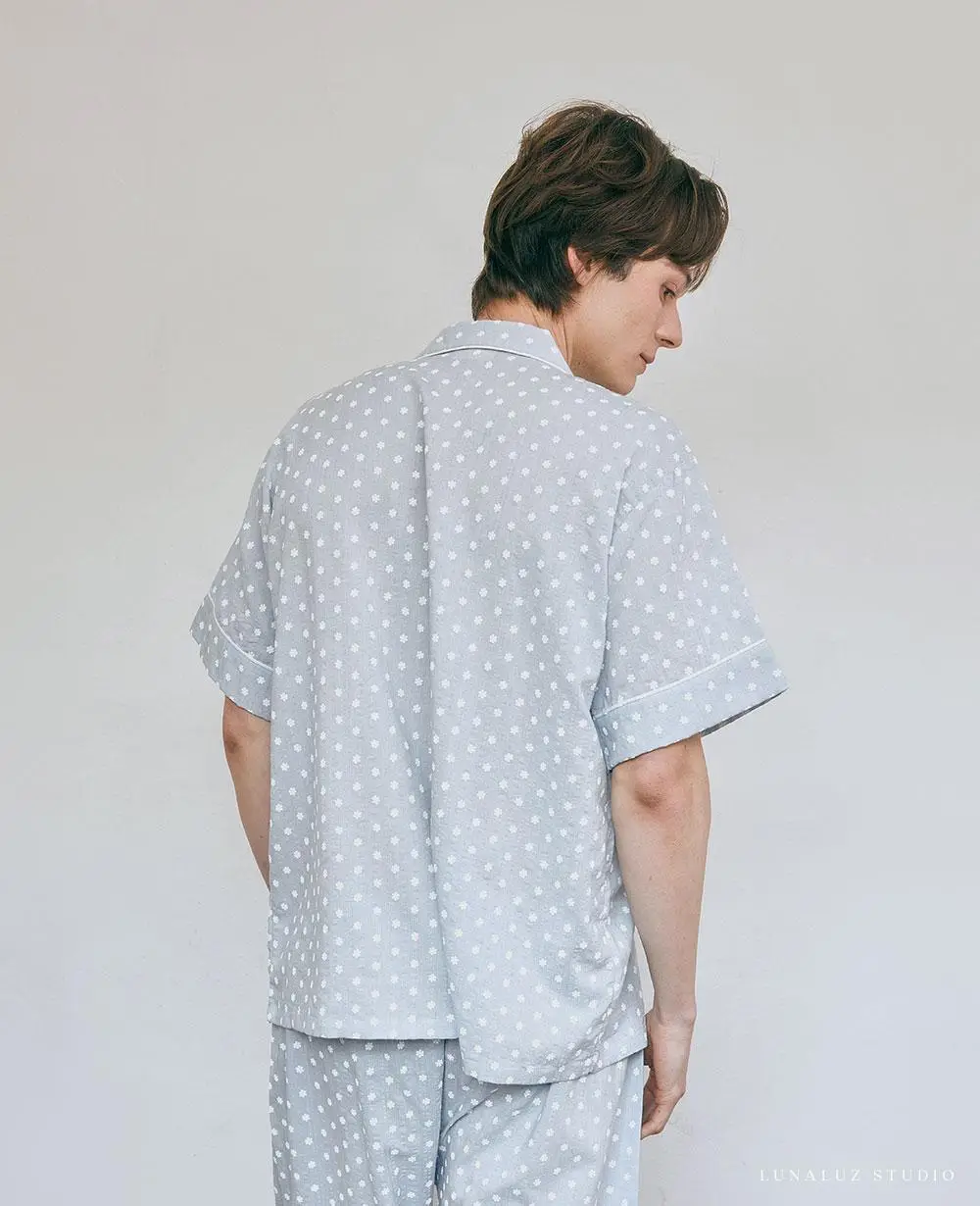 루나루즈 마가렛 반팔 카라넥 투피스 블루 남성용 상세페이지 21