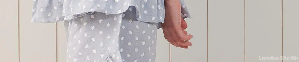 루나루즈 마가렛 스퀘어넥 반팔 투피스 블루 여성용 상세페이지 27